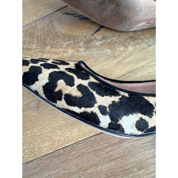 Kate Spade Serene Animal Print Cow Fur Heels - Picture 6 of 11
